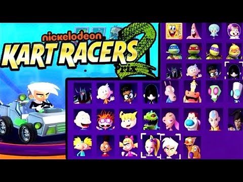 ALL 30 PLAYABLE CHARACTERS IN NICKELODEON KART RACERS 2 GRAND PRIX (SHOWCASE)