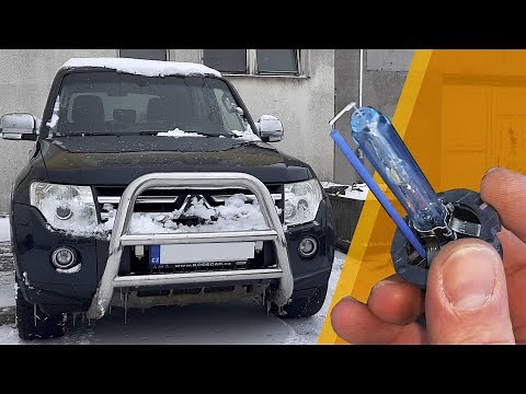 How to replace HID bulbs on Mitsubishi Pajero (Shogun, Montero)