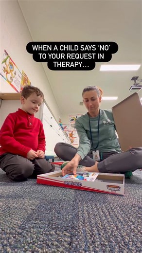 Therapy happens on a schedule — but connection doesn’t. ⏰🤍 As we were cleaning up, my client held onto one last game piece. When I asked him to put it in the box, he said, “No.” In that moment, I had two choices: 1️⃣ Insist on compliance and risk leaving him with a “yuck” feeling that could carry into his day. 2️⃣ Honor his boundary (I asked — he answered), stay in relationship, and wait for a moment that felt easier for him. I chose option 2. 🌱 We shifted to something that captivated him (als