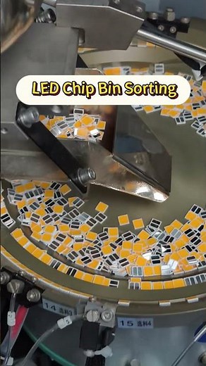 LED Chip Bin Sorting #shorts