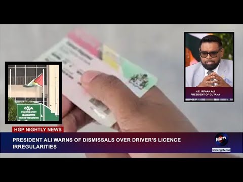 PRESIDENT ALI WARNS OF DISMISSALS OVER DRIVER’S LICENSE IRREGULARITIES