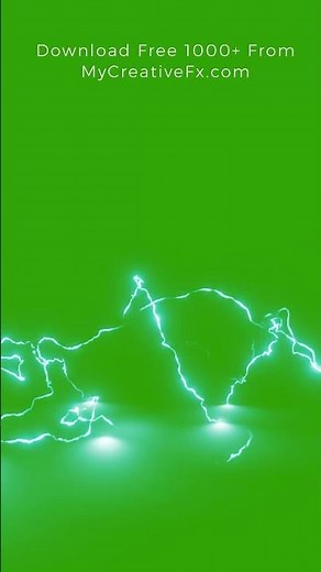 Lightning Effect Green Screen | Free Download