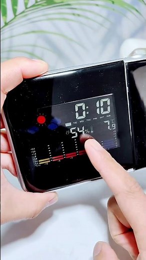 Projection Clock | Time on Wall + Alarm + Weather | Smart Bedside Gadget ⏰✨