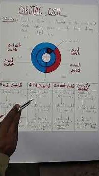 Cardiac cycle | Hear cycle| Heart | Heart beat