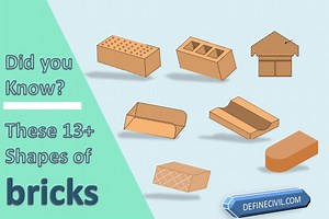Different Shape Bricks (13 Shape Types I bet unknown to You) - Definecivil
