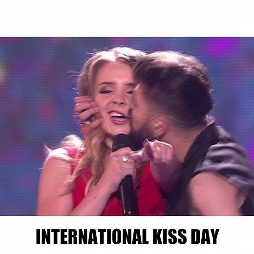 It's International Kissing day today! Don't forget to yodel the love :) | Eurovision Song Contest