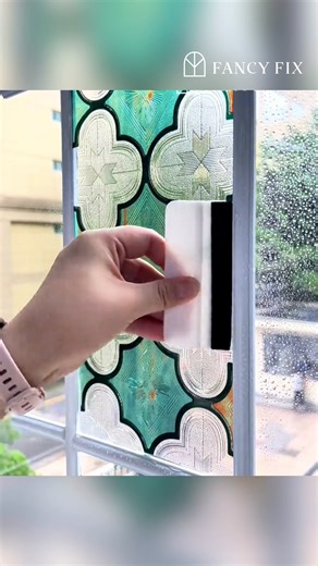 fancyfix | Transform your indoor glass window in just 10 minutes！Turn Your Windows into Works of Art! 🌟 3Dstained glass window film adds a splash of... | Instagram