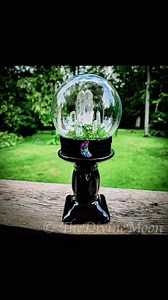 1.9K views · 46 reactions | ✨Crystal Ball Display. Featuring High Quality Crystals Velvet Wrap, Prism Moon Charm, Gorgeous! Perfect Gift for any crystal lover!✨ Get it--> https://etsy.me/3DMF6O5 #crystalball #divination #gift | The Divine Moon | Facebook