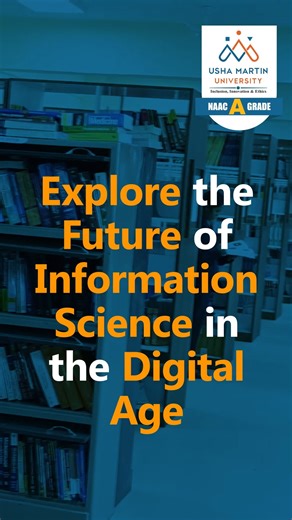 Step into the World of Library Science – BLIS Admissions Now Open #UMURanchi #NAACA #shorts | Usha Martin University