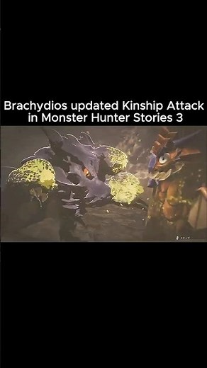 Brachydios updated Kinship Attack in Monster Hunter Stories 3 #monsterhunter #mhstories #mhwilds