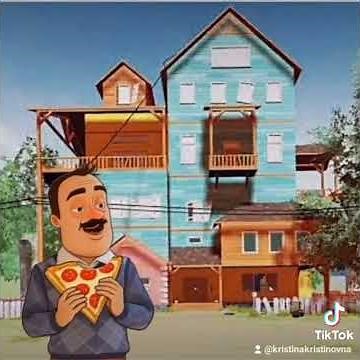 hello neighbor mr peterson eat pizza