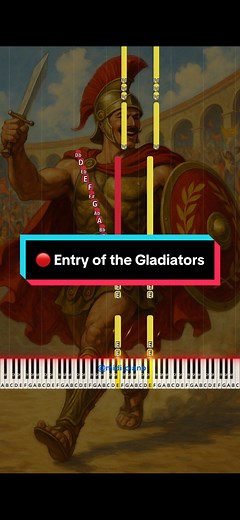 Entry of the Gladiators Piano Tutorial for Advanced Players