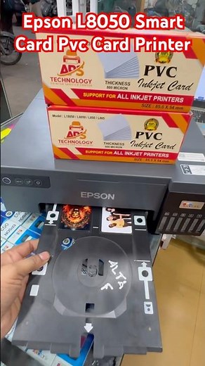 Epson L8050 Smart Card Pvc Card Printer#epson #service #printersupportsoftware