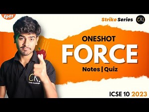Force Class 10 ICSE One Shot | 2023 | Notes | MCQ - Quiz | Pranay Mishra | Strike Ep 01