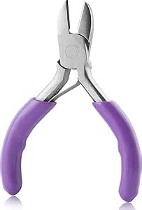 Mini Diagonal Pliers 3 Inches Wire Cutters Small Side Cutter Mini Jewelry Pliers High Hardness Wire Cable Snips Flush Cutter Snips Tools For Wire Wrapping Bending Cutting Snipping