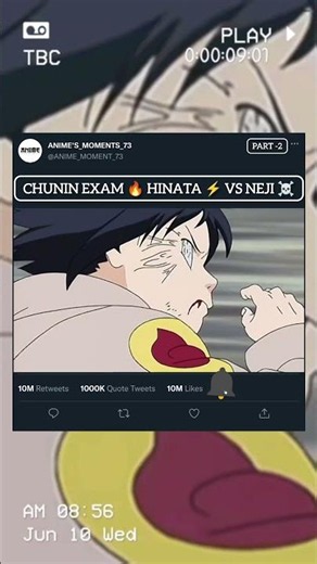 (PART-2) NEJI VS HINATA ♥️💥 NARUTO HINDI DUBBED/ #shortsfeed #naruto #anime #viral #neji #hinata