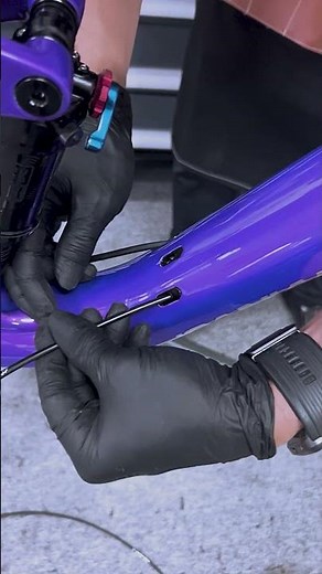 MTB Assembly Step 4:Threading the Shift and Brake Cables.#icancycling #p9