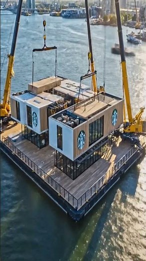 Starbucks Coffee House Construction Time-lapse Part 2: From Start to Finish