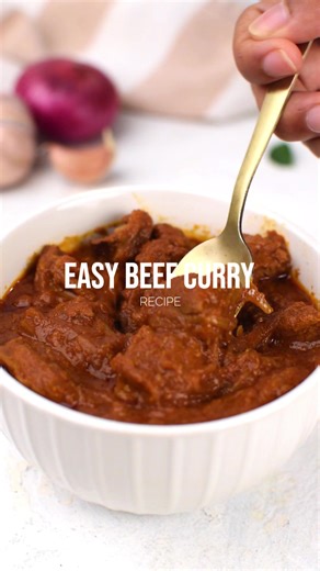 Easy Beef Curry Get the recipe from the links in comments #lonumedhutestkitchen #easybeefcurry #sparta #beef #cubes