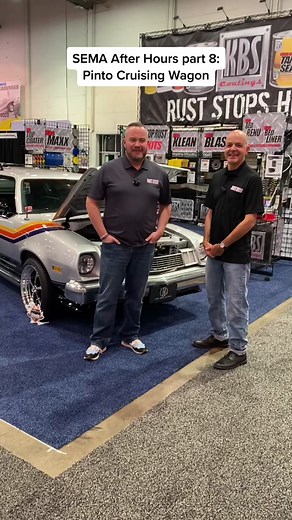Ford Pinto Wagon with Modern V6 Engine at SEMA 2022