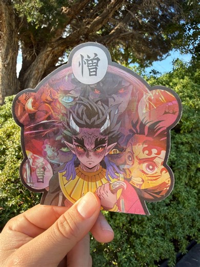 Anime 3D Motion Sticker - Etsy