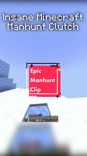 Epic clip from my Minecraft manhunt 🥱#saltyy#minecraft #minecraftmemes#minecrafthacks#gaming#fyp#foryou