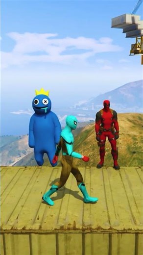 GTA 5 Epic Water Ragdolls Spiderman Jump/Fails Ep 126 #shorts