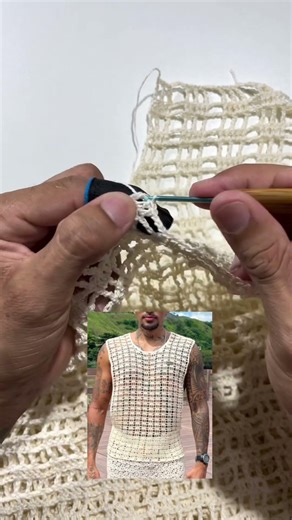 Já foi fazer tua regata de crochê , passo passo aqui no canal