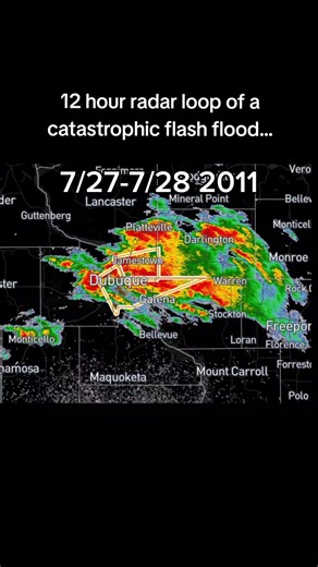 A somewhat forgotten regional disaster would occur across the IA/WI/IL Tristate area as over 16 inches of rain would fall in a widespread area over the span of 12 hours in the summer of 2011. The highest total of the day would be 21.16 inches in Jo Daviess county, Illinois. Road systems and Infrastructure would be severely damaged, with Galena, and the Dubuque Metro being the hardest hit. Several Creeks and rivers would overflow, washing out roads, buildings and vehicles. Several water rescues w