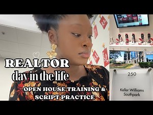 KELLER WILLIAMS AGENT TRAINING VLOG | LIVE Script Practice and Open House Training with THE BEST 🏡✨