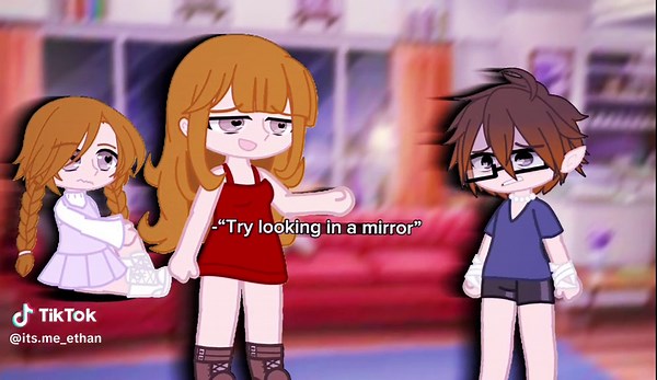 I might do another version of this where my OC’s mom and my oc switch…..