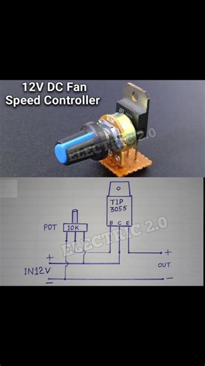 146K views · 982 reactions | How To Make 12V DC Fan Speed Controller | DC Fan Dimmer | Electric 2.0 | Facebook