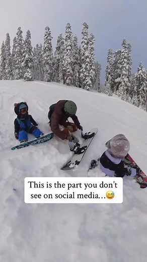 251K views · 18K reactions | There’s 100% chance we end up in this situation again this year. 藍 #PowderDaze #TakeYourKidsSnowboardingTheySaid | Chasing Sage | Facebook