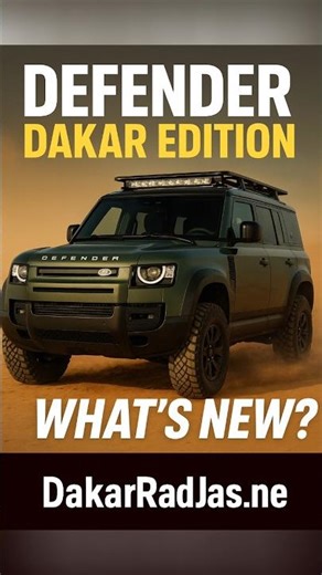 "Land Rover Defender Dakar🔥 Edition" #shorts