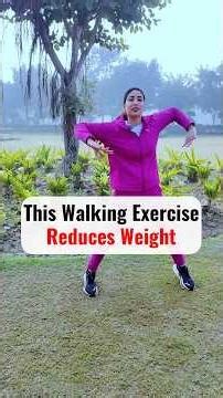 This simple walking exercise helps reduce weight naturally.