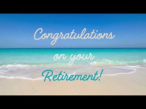 Congratulations on your Retirement | 3hr loop | HD Screen Saver