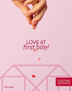 Cupid’s secret? 💘 Ruby Raspberry cake with a touch of heart-shaped Sprinkles! ✨ Enjoy our lovingly made cake with the finest ingredients for only R179 and receive complimentary sprinkles to sweeten your Valentine’s Day. Tag your ❤️in the comment section. T&Cs Apply. #LoveAtFirstBite #LuckySprinkles #ValentinesDay #MakeYourMomentsExceptional | CHÂTEAU GÂTEAUX