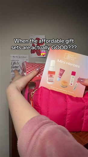 secret santa sorted ✔️ 🎅 The beauty crop gift sets are such an easy but amazing gift thy will love their products are so good and they’re a a set for everyone with a range from £5 to £25!!! #thebeautycrop #makeupset #giftsets #stockingstuffer #tiktokmademebuylt