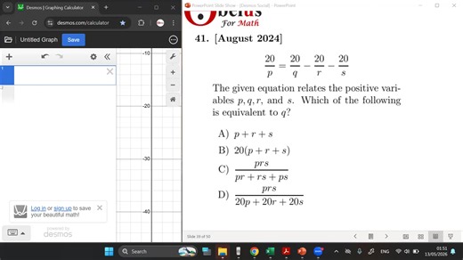 ‏Follow & Share ❤️ #digitalsat #desmos #americandiploma #sat #math