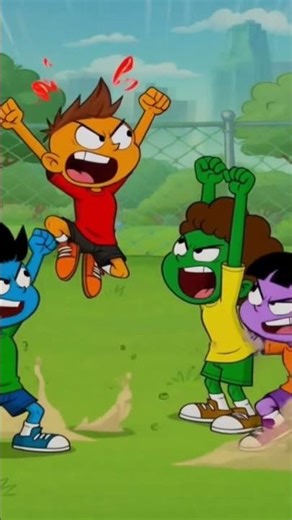 Kids Playing in Garden Angry Fight Turns Creepy Cartoon Horror Adventure #shorts #ytfeeds #cartoon