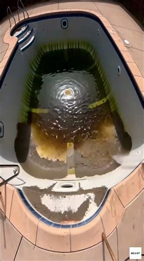 This Pool Was Dead… Watch What Happens #timelapse #satisfying #poolbuild