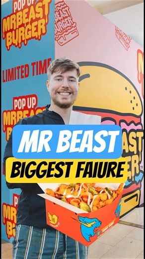 MrBeast's Biggest Business Disaster! 😱 #MrBeast #shorts #mrbeastburger