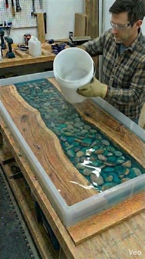 Turning Wood into a Luxury River Table with Epoxy