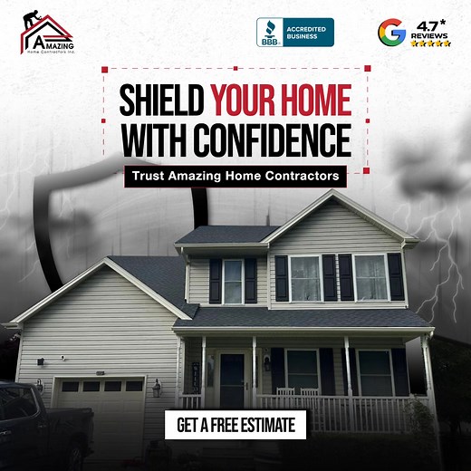Looking for a trustworthy roofer in Middle River, Maryland? 📍🏠 - Amazing Home Contractors “Amazing is a great company. Gave a very detailed description of their estimate. Prices were excellent and work was outstanding. Got a great new roof in one day. Friendly, cooperative and professional.” - Joe D. ★★★★★ We take extra steps to ensure a safe, clean job site. Contact us to get your 𝙁𝙍𝙀𝙀 roofing estimate. | Amazing Home Contractors