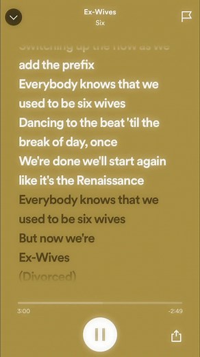 Ex Wives: Six the Musical - Henry VIII's Six Wives Song Lyrics