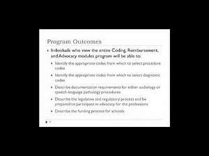 Intro to Coding, Reimbursement, and Advocacy Modules