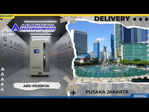 DELIVERY ARAKAWA STABILIZER SERVO TYPE DIGITAL DISPLAY VERSION ARS-PD30KVA UNTUK PUSAKA JAKARTA