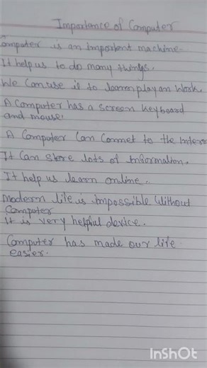 Importance of computer