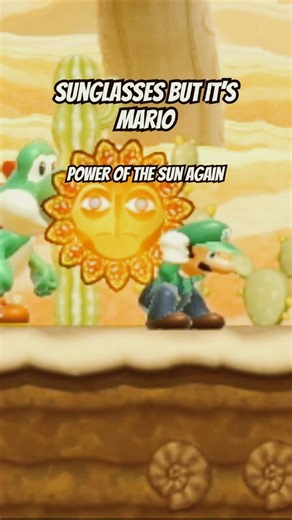 Sunglasses But It’s Mario #mario #shorts #memes