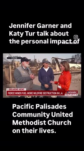 West Virginia’s own Jennifer Garner talks about her California United Methodist Church being devastated by the recent fires. Please keep our brothers and sisters in the California-Pacific Conference of the United Methodist Church in your prayers as they navigate these challenging times. | West Virginia Conference of The United Methodist Church